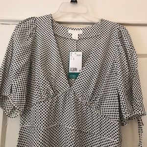 H&M polka dot dress size M